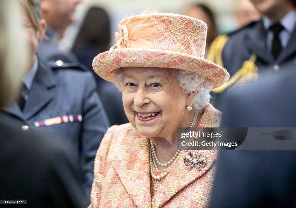 Her Majesty The Queen Visists RAF Marham