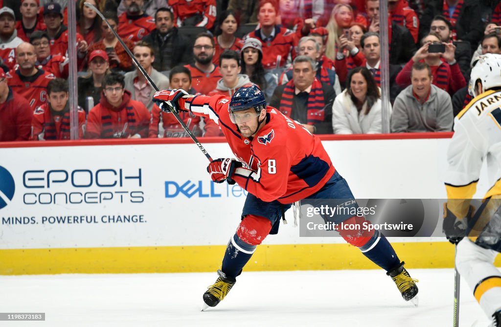 NHL: JAN 29 Predators at Capitals