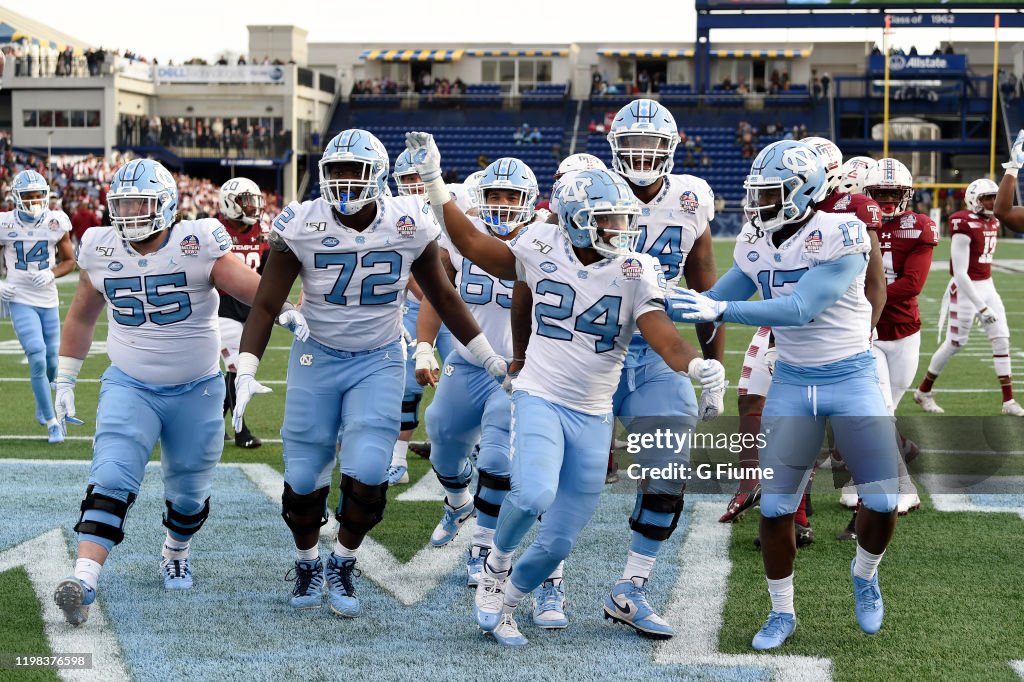 Military Bowl Presented by Northrop Grumman - North Carolina v Temple