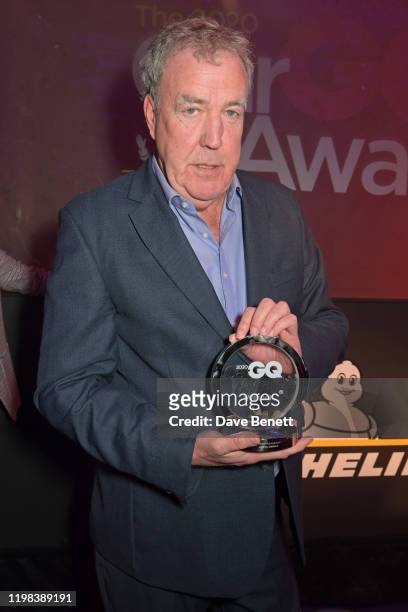 Jeremy Clarkson, accepting the Lifetime Achievement award, attends the GQ Car Awards 2020 in assoociation with Michelin at the Corinthia Hotel London...