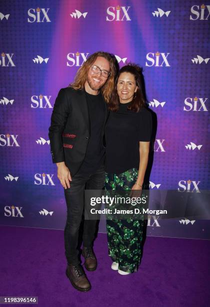 Tim Minchin and Sarah Minchin attends opening night of SIX the Musical at Sydney Opera House on January 09, 2020 in Sydney, Australia.