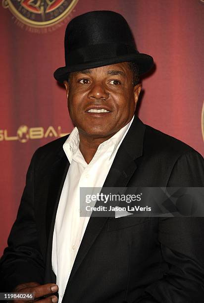 Tito Jackson attends the Jackson Family press conference at Beverly Hills Hotel on July 25, 2011 in Beverly Hills, California.