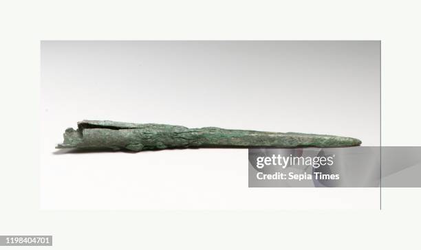 Chisel or awl, Early Iron Age, Bronze, Other: 7 5/16in. , Bronzes.