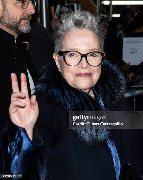 Actress Kathy Bates is seen arriving to the 2020 National Board Of Review Gala at Cipriani 42nd Street on January 08, 2020 in New York City.