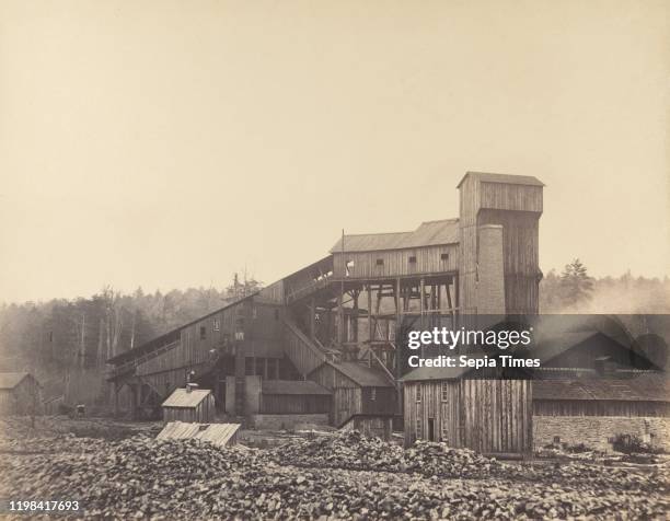 Gibson's Breaker, Rushdale, Pennsylvania, 1860s, Albumen silver print from glass negative, 30.3 x 38.7 cm , Photographs, Thomas H. Johnson , This...