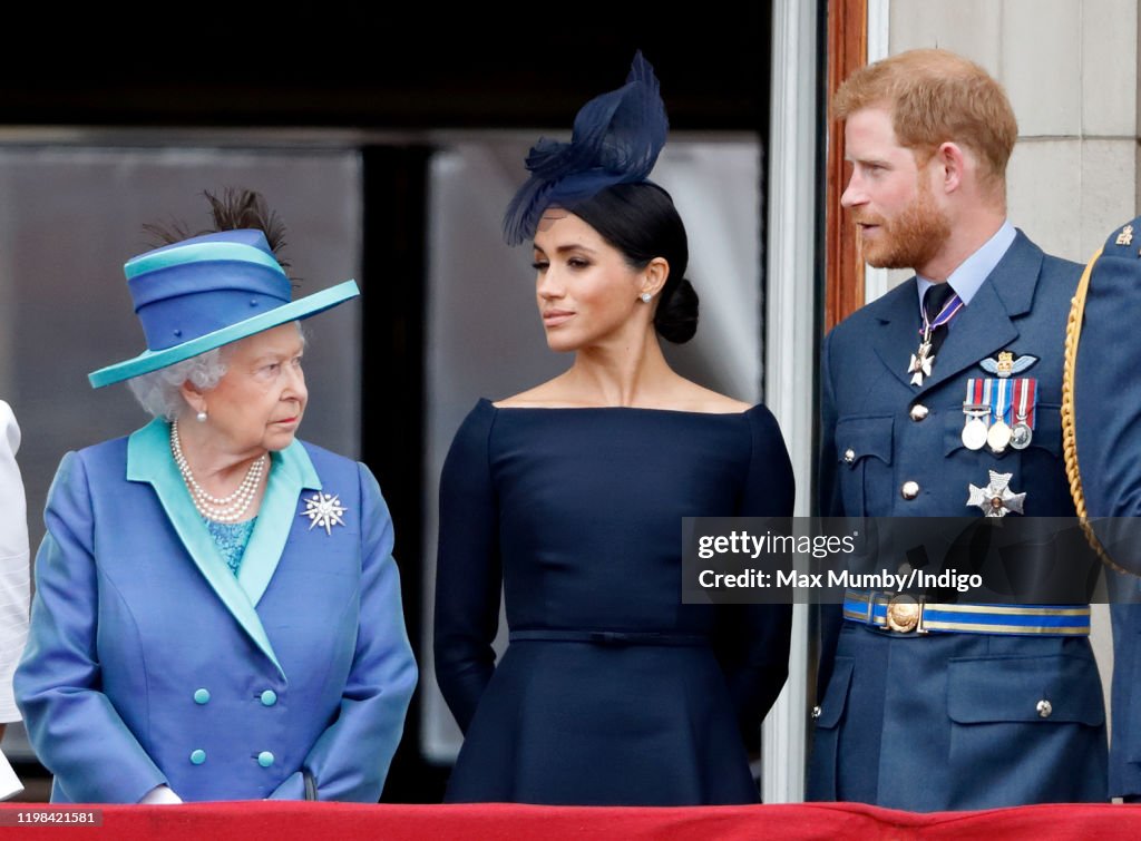 Members Of The Royal Family Attend Events To Mark The Centenary Of The RAF