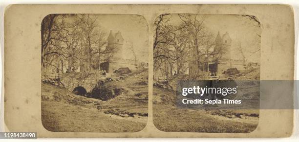 Castle of Mains, near Dundee; James Valentine ; 1870s; Albumen silver print.