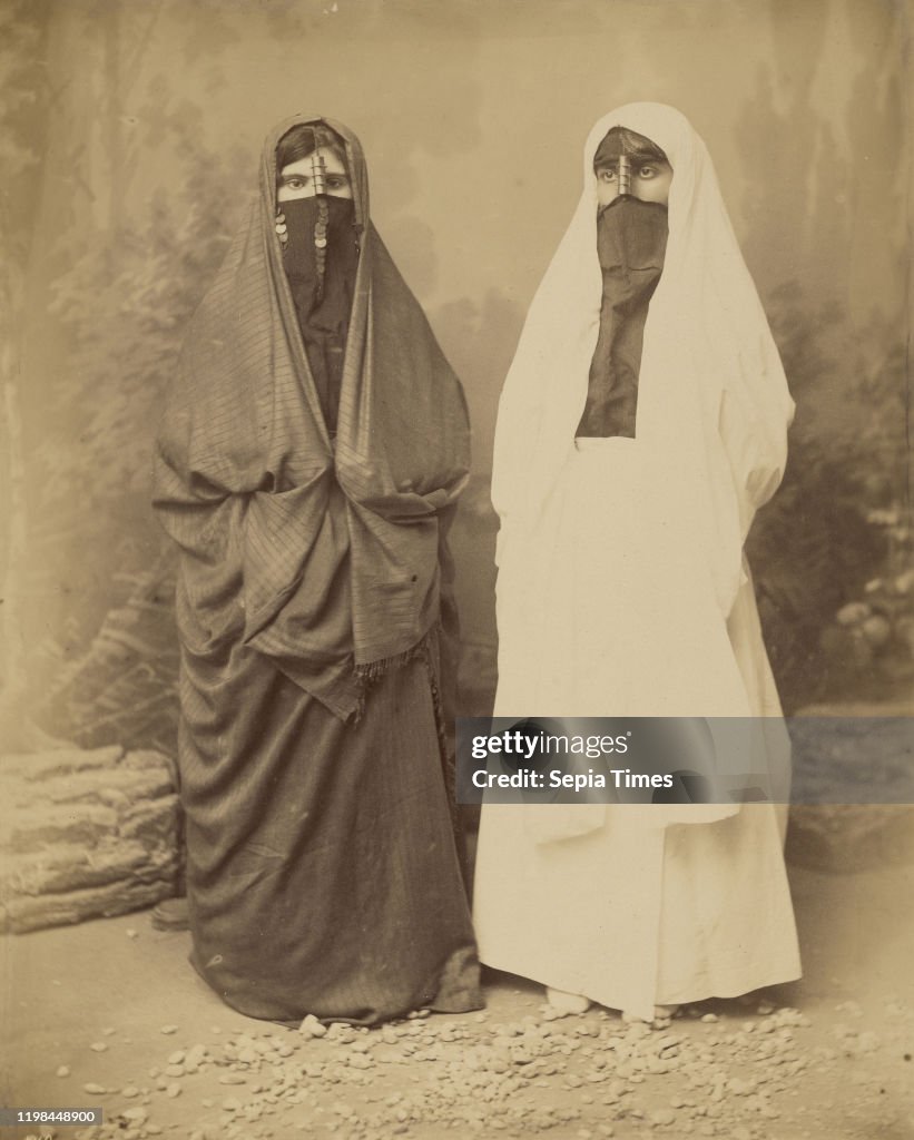 Two Women in Middle Eastern Dress.