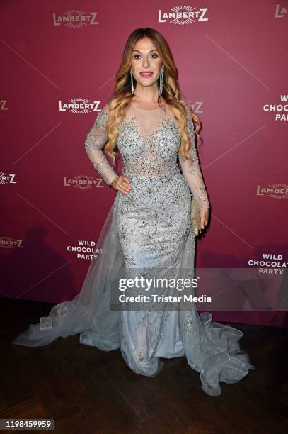 Guelcan Kamps attends the red carpet arrival at Lambertz Monday Night Party 2020 at Alter Wartesaal on February 3, 2020 in Cologne, Germany.