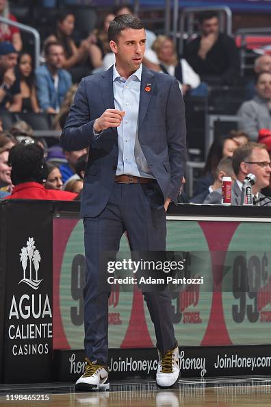 Ryan Saunders Ryan Saunders of the Minnesota Timberwolves looks on during the game ...