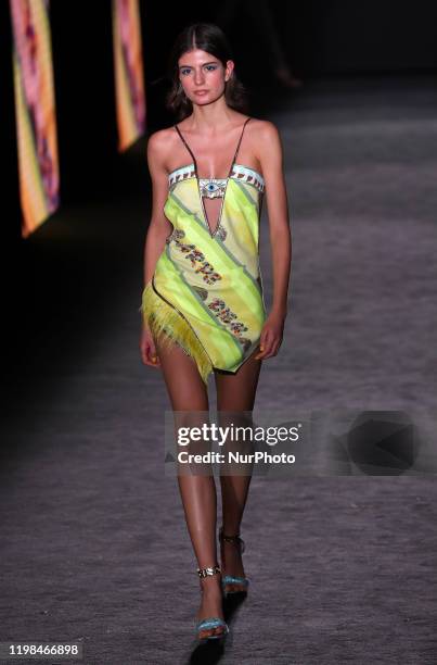 Custo fashion show during que 080 Barcelona Fashion Week, on 03th february 2020, in Barcelona, Spain.