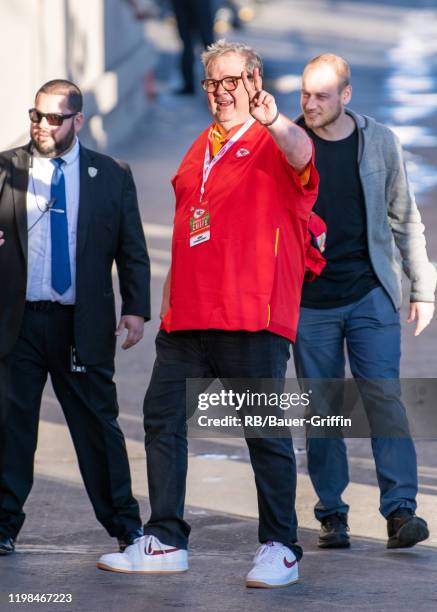 Eric Stonestreet is seen at 'Jimmy Kimmel Live' on February 03, 2020 in Los Angeles, California.