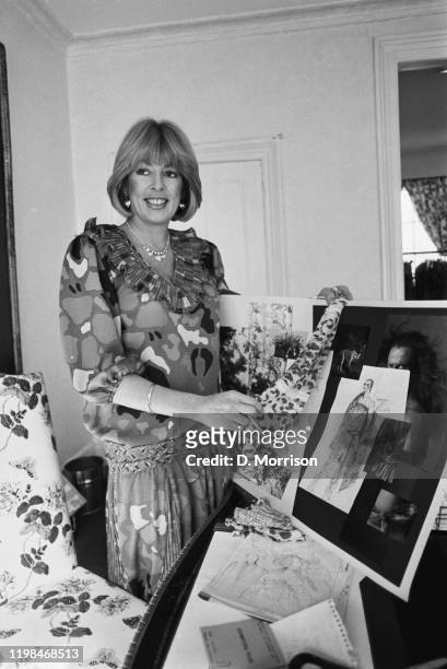 British businesswoman Dale Tryon, Baroness Tryon , UK, 16th March 1985.