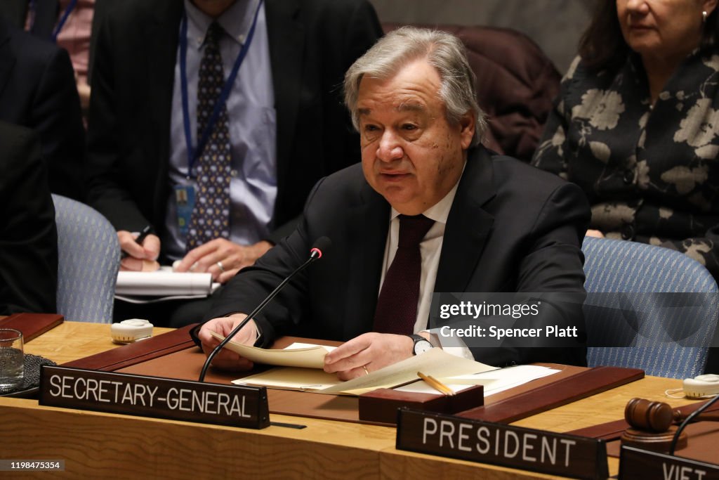 United Nations Holds Security Council Meeting On Upholding UN Charter