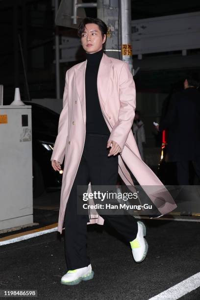 South Korean actor Park Hae-Jin attends the photocall for 'Jimmy Choo X YK Jeong' collaboration the highlighted capsule product launch event on...