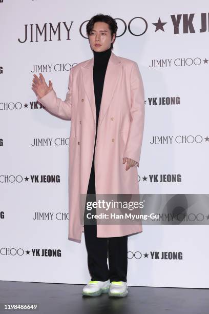 South Korean actor Park Hae-Jin attends the photocall for 'Jimmy Choo X YK Jeong' collaboration the highlighted capsule product launch event on...