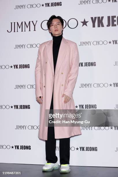 South Korean actor Park Hae-Jin attends the photocall for 'Jimmy Choo X YK Jeong' collaboration the highlighted capsule product launch event on...
