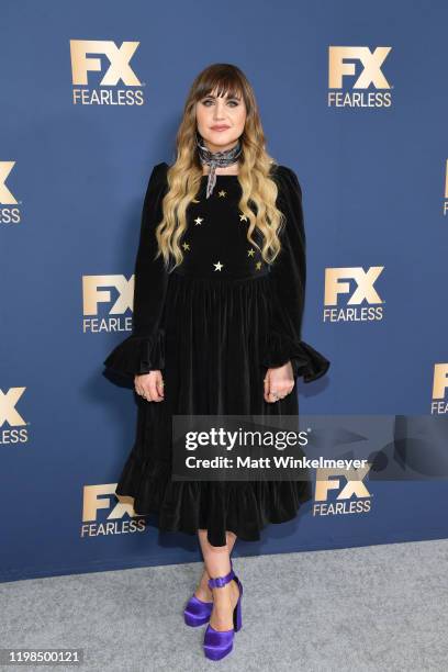Natasia Demetriou of 'What We Do in the Shadows' attends the FX Networks' Star Walk Winter Press Tour 2020 at The Langham Huntington, Pasadena on...