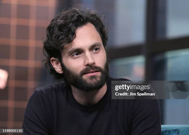 Actor Penn Badgley attends the Build Series to discuss his show "You" at Build Studio on January 09, 2020 in New York City.