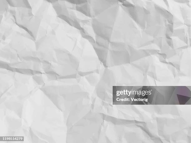 papier textur hintergrund - crumpled paper stock-grafiken, -clipart, -cartoons und -symbole