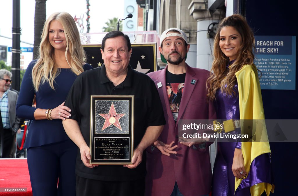 Burt Ward Is Honored With A Star On The Hollywood Walk Of Fame