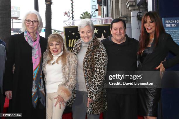 Sivi Aberg, Terry Moore, Lee Meriwether, Burt Ward and Sharyn Wynters attend Burt Ward being honored with a Star on the Hollywood Walk of Fame on...