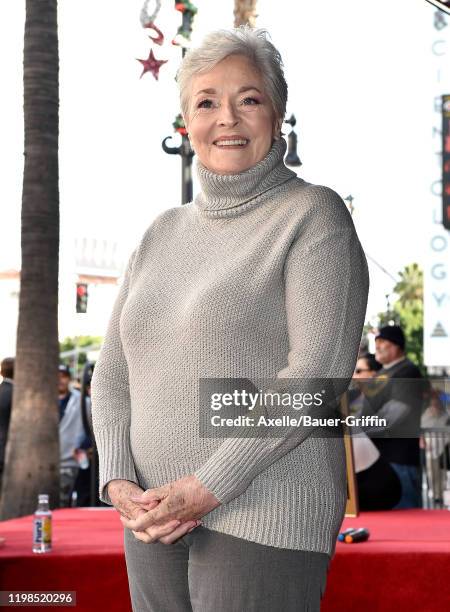 Lee Meriwether attends the ceremony honoring Burt Ward with a Star on the Hollywood Walk of Fame on January 09, 2020 in Hollywood, California.