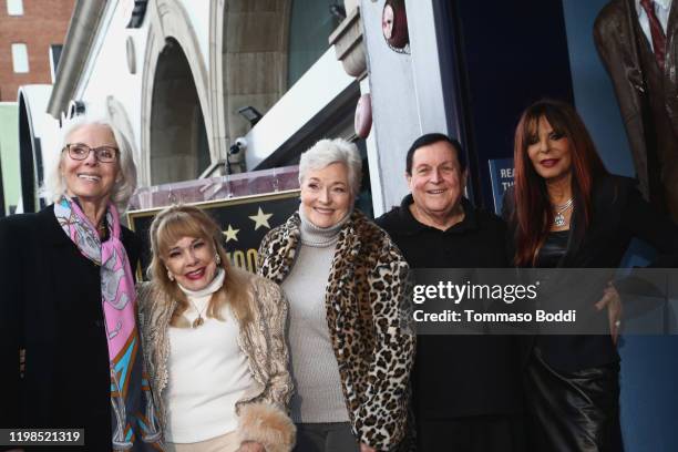 Sivi Aberg, Terry Moore, Lee Meriwether, Burt Ward and Sharyn Wynters attend a Ceremony Honoring Burt Ward With A Star On The Hollywood Walk Of Fame...