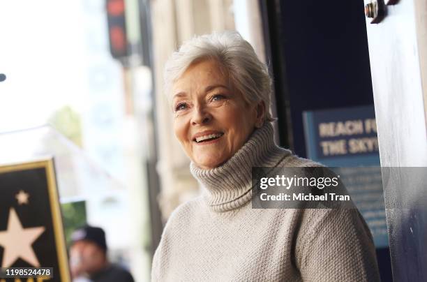 Lee Meriwether attends the ceremony honoring Burt Ward with A Star on the Hollywood Walk of Fame held on January 09, 2020 in Hollywood, California.