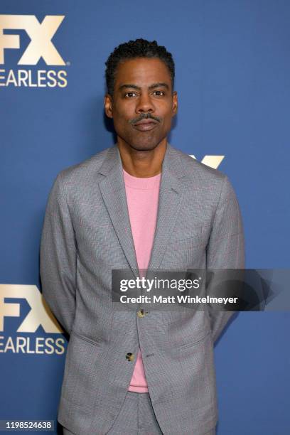 Chris Rock of 'Fargo' attends the FX Networks' Star Walk Winter Press Tour 2020 at The Langham Huntington, Pasadena on January 09, 2020 in Pasadena,...