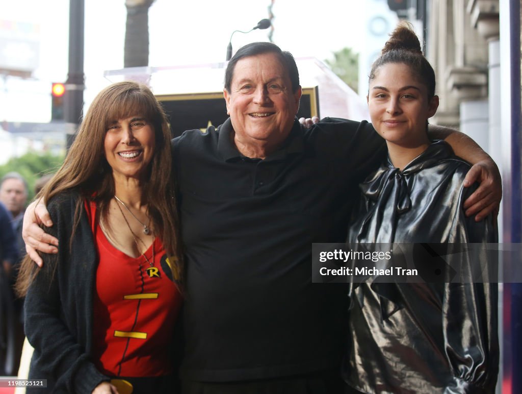 Burt Ward Is Honored With A Star On The Hollywood Walk Of Fame