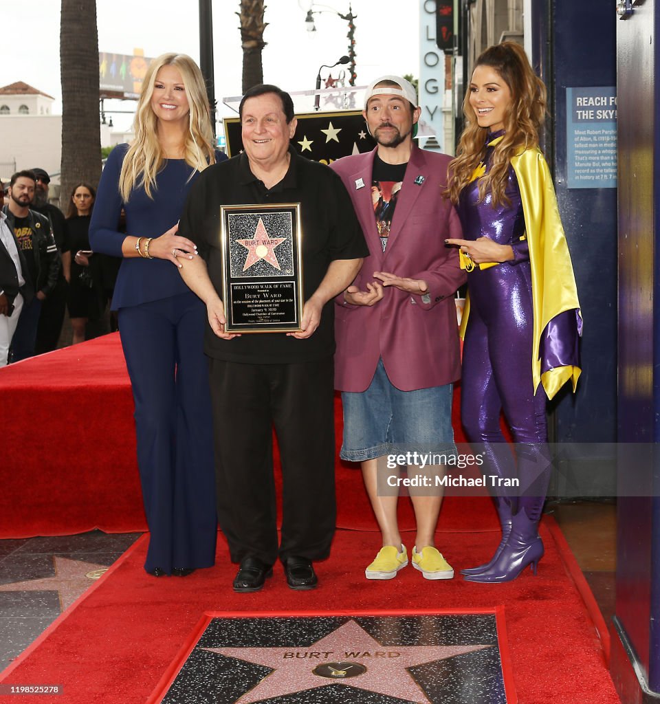 Burt Ward Is Honored With A Star On The Hollywood Walk Of Fame
