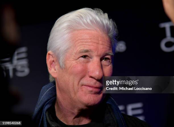 Richard Gere attends the IFC And The Cinema Society Host A Screening Of "Three Christs" at Regal Essex Crossing on January 09, 2020 in New York City.