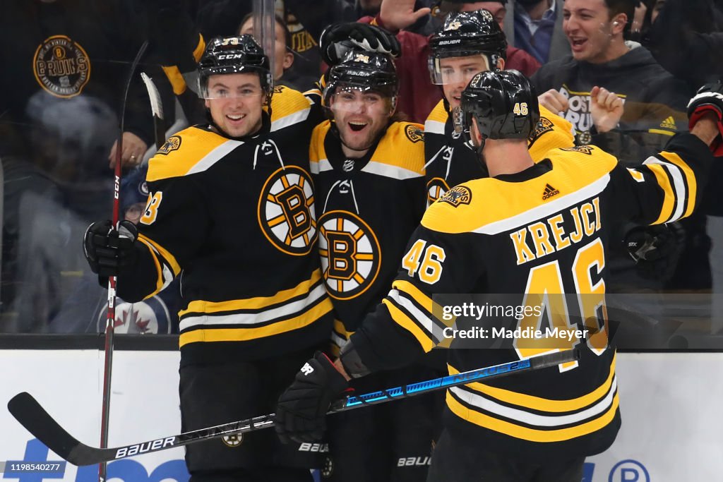 Winnipeg Jets v Boston Bruins