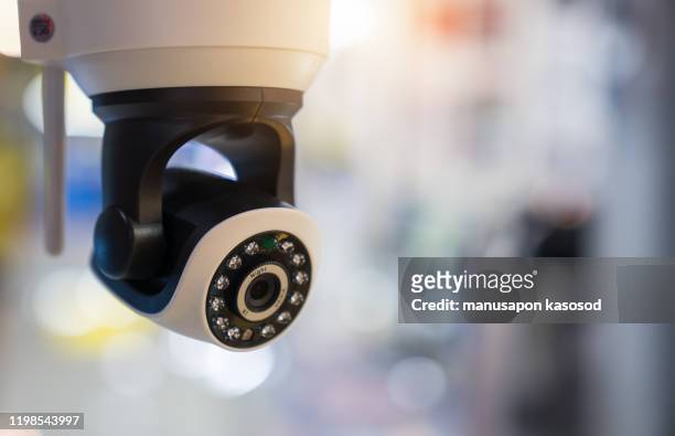 security camera. ip camera. - security camera stock pictures, royalty-free photos & images