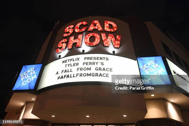 General view of Tyler Perry's "A Fall From Grace" VIP Screening at SCAD Show on January 09, 2020 in Atlanta, Georgia.