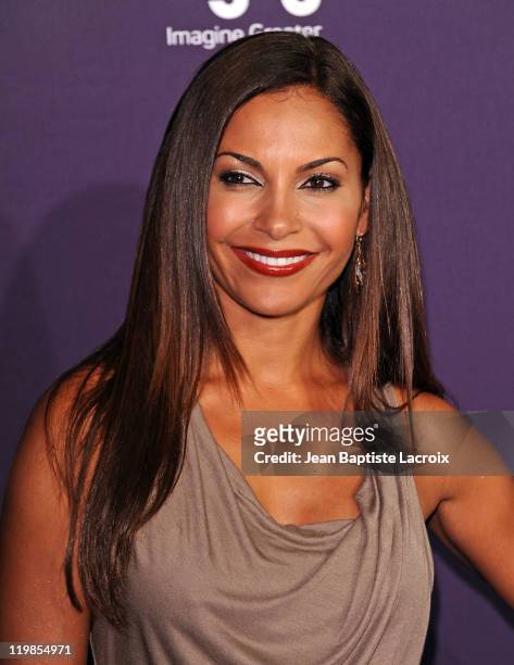 Salli Richardson-Whitfield arrives at SyFy/E! Comic-Con Party at Hotel Solamar on July 23, 2011 in San Diego, California.