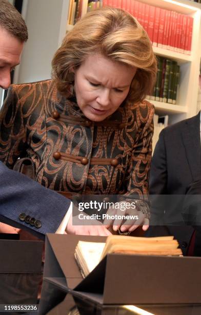 Hare Majesteit Koningin Mathilde brengt een bezoek aan de Alamire Stichting Huis van de Polyfonie gelegen in de Abdij van Park te Heverlee. De...