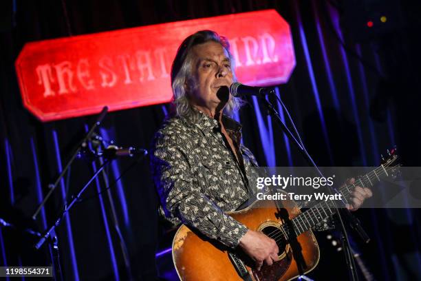 Singer songwriter Jim Lauderdale performs on stage at Station Inn on January 09, 2020 in Nashville, Tennessee.