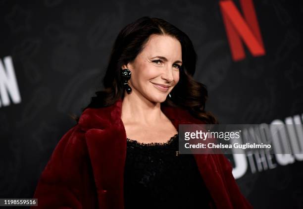 Actor Kristin Davis attends the premiere of Netflix's "AJ and the Queen" Season 1 at the Egyptian Theatre on January 09, 2020 in Hollywood,...