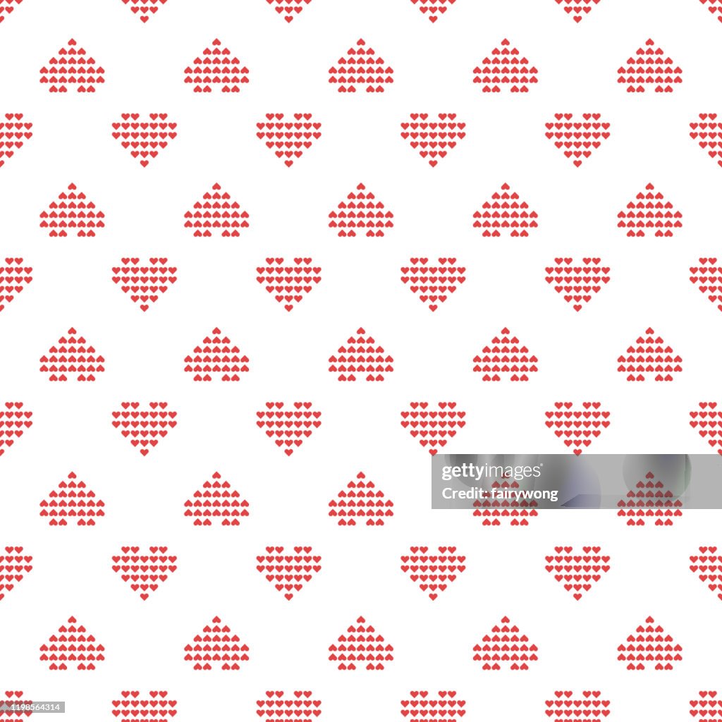 Hearts Seamless Pattern High-Res Vector Graphic - Getty Images