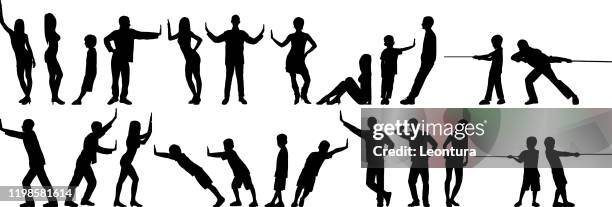 people - pushing stock illustrations