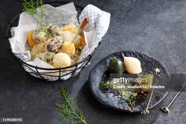 Songpyeon With Castella Crumbs, 照片檔