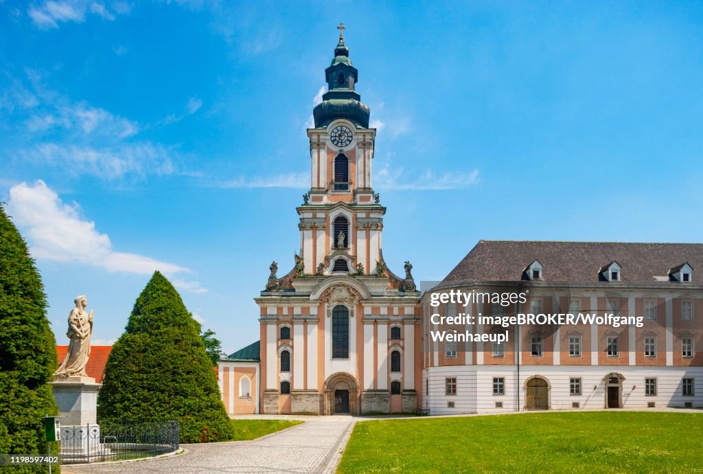 Cistercian monastery, collegiate church, Wilhering monastery, Wilhering, Upper Austria, Austria