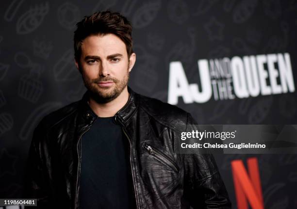 Jonathan Bennett attends the premiere of Netflix's "AJ and the Queen" Season 1 at the Egyptian Theatre on January 09, 2020 in Hollywood, California.