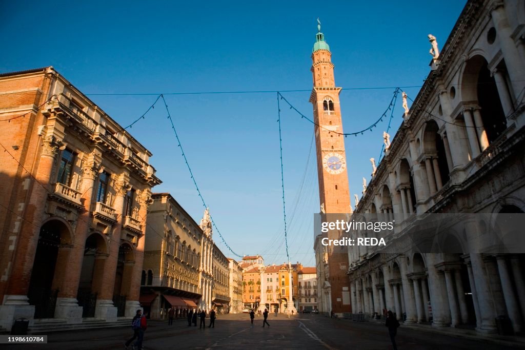 Square of Signori. Basilica Palladiana. Vicenza. Italy. Europe