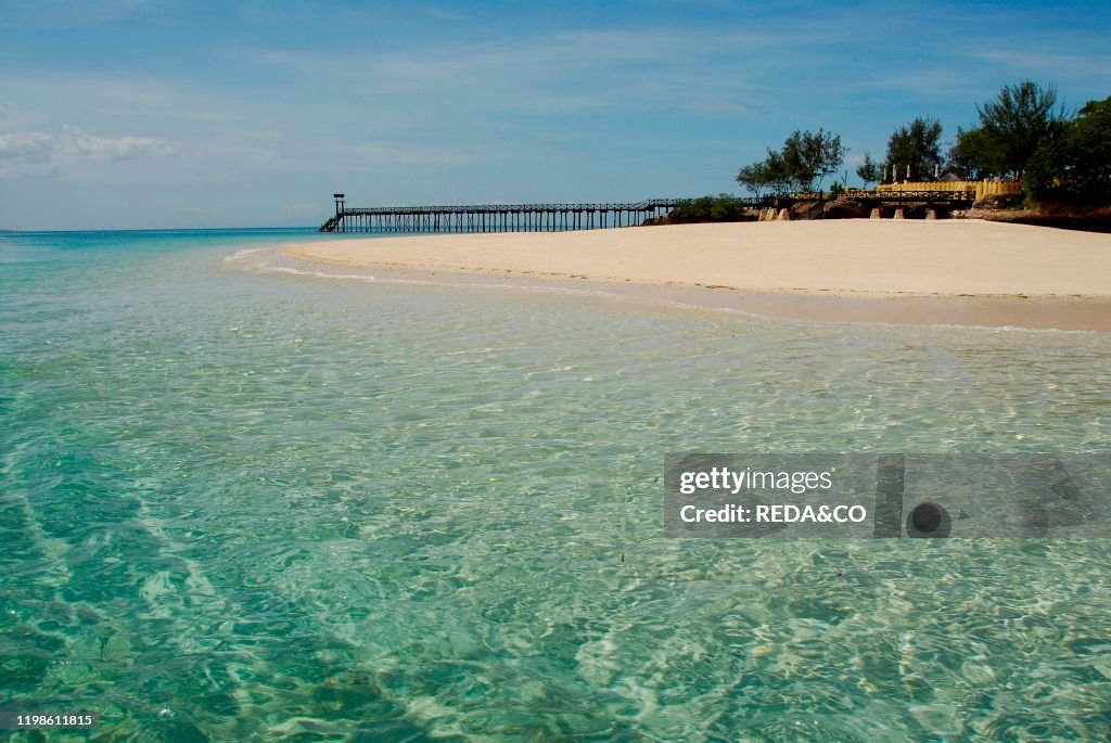 Landscape. Prison Island. Zanzibar. United Republic of Tanzania. Africa