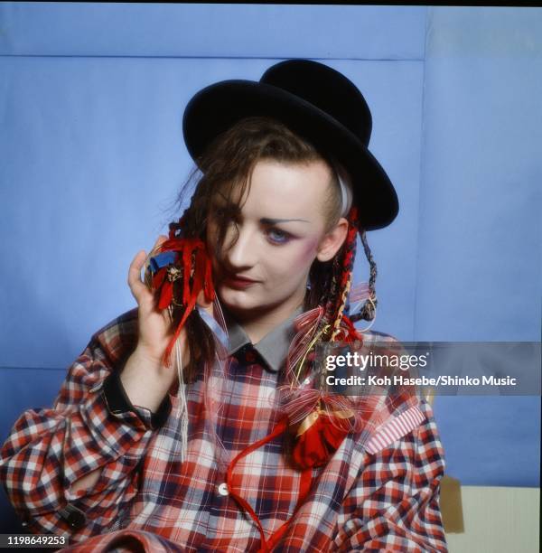 Boy George of Culture Club in Tokyo, Japan, circa June 1983.