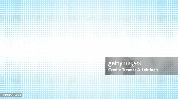 abstract light blue halftone pattern background - spotted fotografías e imágenes de stock