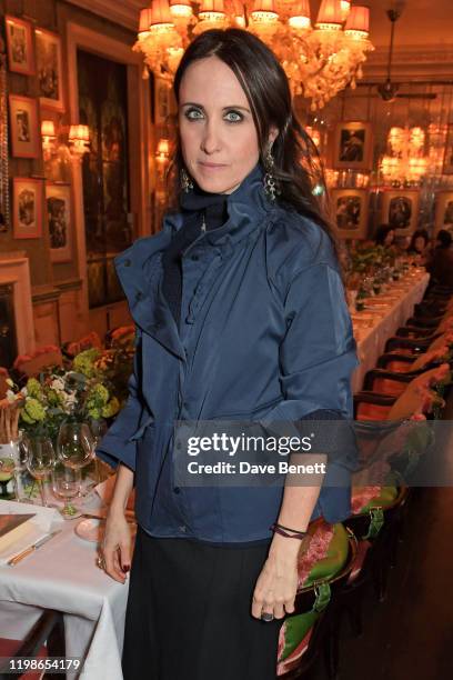 Alessandra Facchinetti attends an intimate lunch to launch Time With Alessandra Facchinetti for harlan + holden at Harry's Bar on February 4, 2020 in...